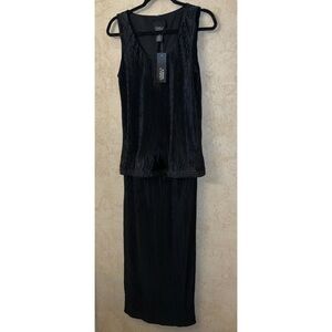 Lovely Grace Black Sleeveless Maxi Dress